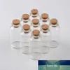 27 * 58 * 12.5mm 20ml glasflaskor med kork Små transparenta mini tomma glasflaskor JARS 100PCS / LOT