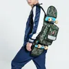 Multifunctional Skateboard Sports Backpack Foldable Camouflage Fitness Athletic Bag Men Women Workout Shoulder Bag Gym Stuff Q0705