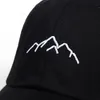 Бейсбольные кепки 2021, мужские и женские бейсбольные кепки с вышивкой Mountain Range, модные бейсбольные кепки Snapback, модные шапки для папы Bone Garros1255i