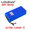 Liitokala 48V 30AH batteripaket 2170013S6P Kombination Elektrisk cykel