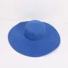 Chapeaux à large bord Boho Style Bow Sun Hat Floppy Bucket pour les femmes Beach Panama Straw Dome Holiday Shade Elob22