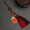 Keychains Amulet Car Pingente Chinês Nó Taxada Antiga Taxada Auspiciosa Bolsa de Segurança Jóias Unsex