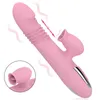 NXY Wibratory Kobiet G-Spot Dildo Rabbit Vibrator Automatyczne Push Przycisk Seks Toy Claits Stymulator Waginal Massager Dorosłych Gry Dorosłych Zabawki 0112