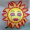 Vackra uppblåsbara maneter uppblåsbara ballong med LED-remsa och CE-fläkt för Commedia Nighclub Carnival Masks Dekoration