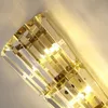 Luxurious multi-layer Crystal Wall Lamps For Living Room TV Backdrop Home Decor Hanging Lamp Corridor Wall Lighting
