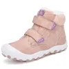 Pojkar vinter barn utomhus sneakers flickor platt skor snö barn fotled plattform stövlar tenis infantil lj200911