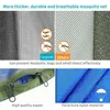 Hamac de camping portable pop-up avec moustiquaire et abri solaire, balançoire en parachute, hamac anti-pluie, auvent, articles de camping Y317q