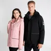 Zimowe kurtki dla mężczyzn nastolatek moda swobodna wiatroodporna ciepłe płaszcze płaszcze męskie w rozmiarze z kapturem w rozmiarze 201103
