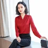 womens tops and blouses Chiffon blouse shirt long sleeve women shirts fashion spring plus size office blouse women 1779 50 201202