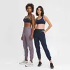 Abs loli naakt gevoel joggers vrouwen trekkoord taille workout yoga tapered sweatpants dames track manchet sport broek met zakken H1221