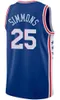 2022 Yeni Allen 3 Iverson Joel 21 Embiid Erkek Basketbol Formaları Retro Formalar Ben 25 Simmons 2021 Yeni Basketbol Jersey Camisetas de Baloncesto