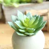 2021 nouveau 1 pc plantes artificielles fausse fleur de Lotus succulente pour bureau jardin décor bricolage succulentes plante décoration de la maison