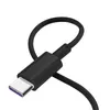 5A Typ C-kabel usb-laddare 1m 3ft 2m 6ft 3m 10ft-kablar Data Sync 3.1 Type-C snabbladdningssladd för Samsung S21 s20 Plus-telefon