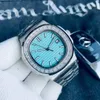 2021 Nya bokstavliga 40mm herrarnas automatiska mekaniska klocka Fashion Casual Wristwatch