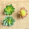 2021 Yeni 1 ADET Yapay Bitkiler Sahte Etli Lotus Çiçek Ofis Bahçe Dekor Için DIY Succulents Bitki Ev Dekorasyon