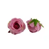 20pcs 10cm artificielle rose fleur têtes de fleur de soie décoratif de la fête de fête de fête de mariage mur de mariage bouquet blanc roses artificielles bouquet