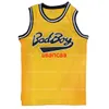 Biggie Smalls #72 Badboy Basketbol Forması Erkekler Tüm Dikişli Siyah Sarı Boyut S-XXL Gömlek
