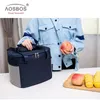 Aosbos große Kapazität isolierte Lunchtasche Thermo-Tragetaschen Kühler Picknick Essen Lunchbox Tasche Mode tragbare Kühler Picknick-Box T200710