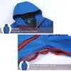 2pc Mens Waterproof Hiking suits Softshell Fleece Jackets and Pants Outdoor Trekking Camp Coat Set Pants Climb Skiing Trousers 201127