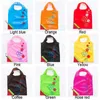Strawberry Folding Shopping Bags 11 Colors Home Storage Bag Reusable Grocery Tote Bag Portable Folding Shopping Convenient Pouch EEA2088