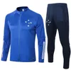 2020 2021 Cruzeiro Esporte Clube Fußball-Trainingsanzug Fußballjacke 20 21 Camisas de Futebol Langer Reißverschluss-Trainingsanzug Chandal9423689