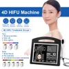 Multi-Functional Beauty Equipment High Intensity Focused Ultrasound 4D Hifu Therapy Skin Rejuvenation 3.0mm 4.5mm Cartridges Vmax 20000 Shots Home And Salon Use