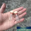 100 pièces 22x40x12.5mm petites bouteilles en verre avec bouchons à dôme rond bricolage 7 ml vides flacons en verre Transparent clair bocaux scellés