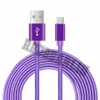 Dickere OD4.0 geflochtene Kabel 1M 2M 3M Schnellladung Typ C Micro 5pin USB-Kabel für Samsung Galaxy S8 S9 S10 S20 Note 10 Xiaomi HTC Android-Handy