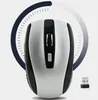 Hot 2.4GHz USB Optical Wireless Mouse USB Mottagare Mouse Smart Sova Energisparande möss för dator Tablet PC Laptop skrivbord med vit låda