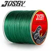 2pc Josby 8 Strand Japan Super Strong Pe Blaided Fishing Line Multifilament Vislijn 500m Draad Zwart 8 Weven18lbs-85lbs Nieuwe W220307