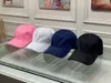 2022 Popüler Ters Üçgen Topu Caps Caps Casvas Açık Spor Erkek Bayan Ünlü Tasarımcı Beyzbol Şapka Için Casvas Rahat Moda Güneş Şapka