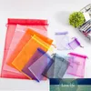 pieces 7X9 9X12 10X15 13X18 cm organza bag jewelry packaging bag wedding party decoration gift bag 66