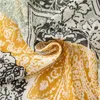 Linho verde e fresco de algodão sentimento scarf primavera e verão viajar sunscreen shawl estilo étnico lenços finos