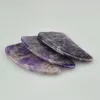 % 100 doğal yeşim taş gua sha tahtası tutulur cilt bakım guasha tahtası Çin ametist kazıma masaj aracı