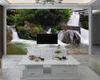 Duvar kağıdı Kağıt duvar kağıdı için Mutfak Güzel Şelale Manzara Bölgesi Romantik Peyzaj Dekoratif İpek Duvar Duvar Kağıdı 3D 3D