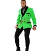 Bonito Dupla-Breasted Groomsmen Shawl Lapel noivo TuxeDos Homens Suits Casamento Prom Homem Blazer (jaqueta + pantst + Tie) Y357