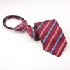 Nackband sitonjwly män passar affärsbindning lat dragkedja slips halskläder fest gravata polyester brudgum man skjorta cravate homme1