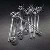 Glaspfeife Ölbrenner Bongs Dickes Pyrex Crear 6 Zoll Länge Kugel Außendurchmesser 30 mm Rohr ca. 9 mm 12 mm Hochwertiges Rauchwerkzeug für Tabakkräuter-Wasserpfeifen Shisha