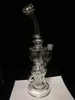 FTK USA Vidro Bongo Fab Hookahs Torus Ferramentas de Fumaça Klein Recycler Tubos de Água Tubulação de Tubo Tubo Equipamento de Óleo Dab Rigs 14.4mm conjunta Bongs