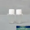100 pcs / lote 8g 8ml mini garrafa de plástico com tampa de parafuso branco pequeno recipiente de plástico amostras de amostras grátis shippping
