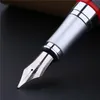 Picasso Pimio 907 Montmartre Black Fountain Pen Красное кольцо и желтое кольцо Дополнительно, M Nib Converter Per Steel Ink Pens1