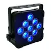 Barato 12 unidades 9x15W 5 cores planas LED par latas ventilador de resfriamento Tyanshine Leds sem fio 24G sem bateria tomada de entrada 113967773