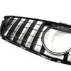 Auto-accessoires ABS ABS Racing Grill Grilles voor C Klasse W204 GT Style Silver Nier Mesh Grille 2007-2014 1 Stuk