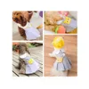 Robes pour animaux de compagnie chien princesse robe vêtements pour animaux de compagnie mignon doux chiot t-shirt chien Costumes été respirant vêtements pour animaux de compagnie pour petit chien chat L2877550