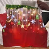 9 Design Christmas Blanket Digital Utskrift Vinterförtjockning Dubbelskikt Mode Woolen Kasta Blanketter Multicolor Multi Pattern Ankomst