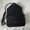 Bolsos de diseño clásico de lujo Bolsos de hombro de mujer de alta calidad colores Bolsos de mano de embrague femenino Bolso de mensajero Bolso de compras 24 cm