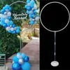 1/2 set krans ring ballonstandaard boog voor bruiloft decoratie baby shower kinderen verjaardagsfeestje decor ballonnen cirkel boog 1027