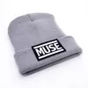 Beanies Muse Logo Yün 6 Renk Örgü Erkekler Kış Şapkaları Kadınlar Beanie Sıcak Şapka Tığ Cotton13616550