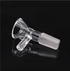 DHL 14mm 18mm Male Glass Bowl Pieces Hookah 3 Styles Handle Round Funnel Joint Filter Adaptor Smoking Tube For Water Bong Dab Rigs