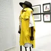 Желтый негабаритная куртка без рукавов Женщины черный джинсовый жилет Корейский Свободные джинсы Пальто асимметрии отверстие женское белое кардиган EUREWARE 201031